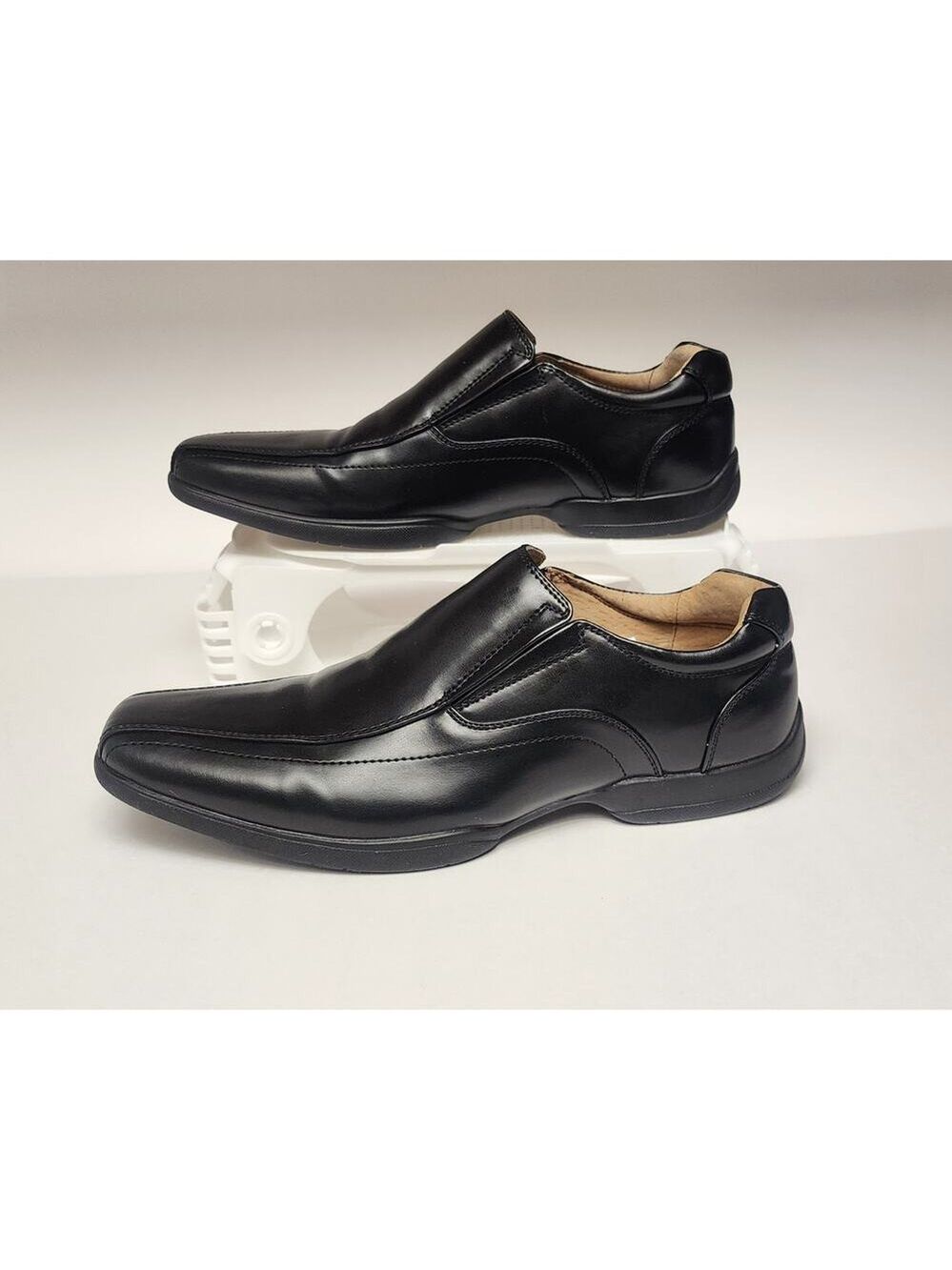 Merona Men's Black Faux Leather Dress Shoes Size 8
